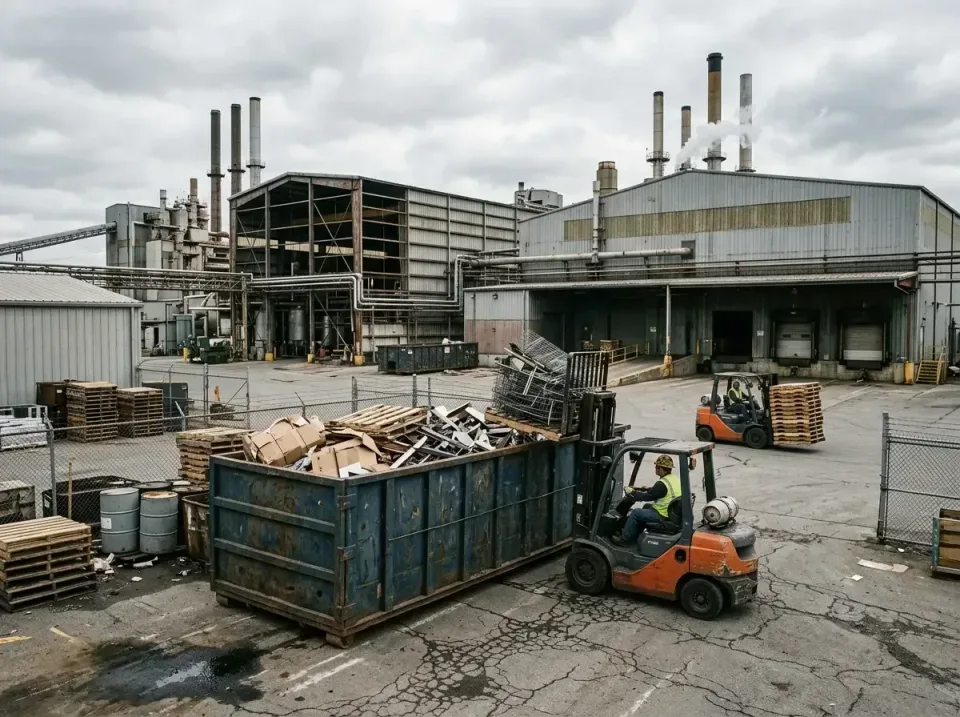 industrial-factory-scrap-conta-003 — frequently asked questions, Cheap Roll-off Dumpster Rentals in Portland, IN